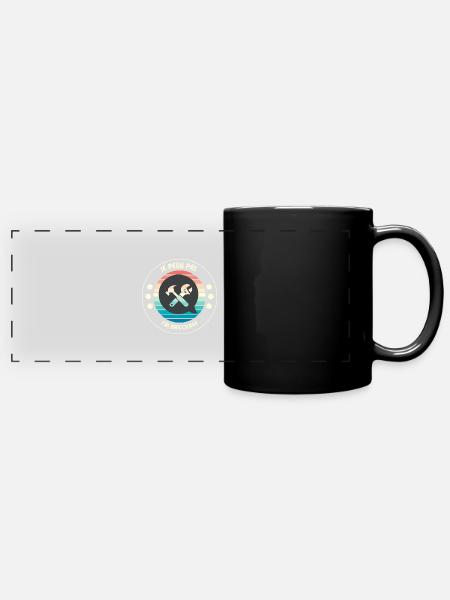 Ich kann nicht DIY - Panorama-Tasse farbig - Schwarz