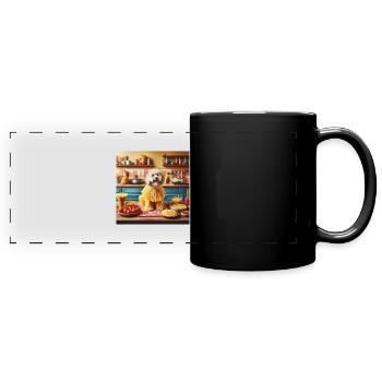 copilot image 1739294155524 - Panorama-Tasse farbig - Schwarz - Vorne