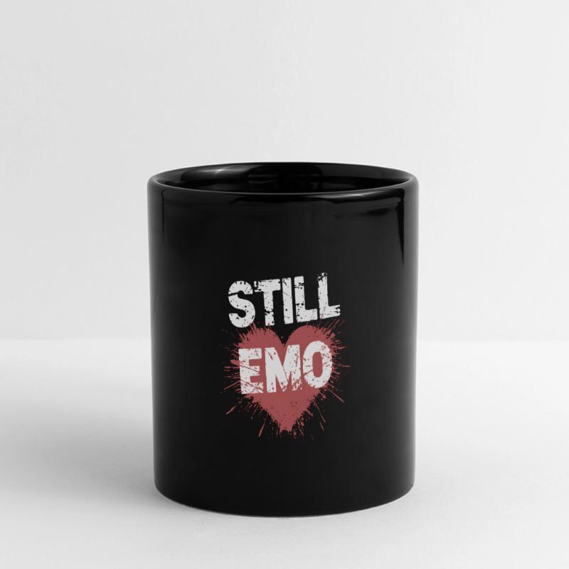 Still Emo! Emo Goth Alternative Panorama-Tasse farbig