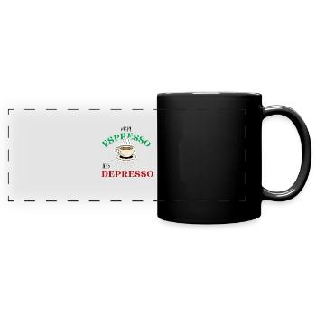 More express - Full Colour Panoramic Mug - black - Front