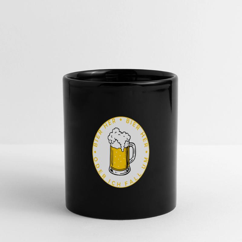 Bees here - Oder ich fall um! Full Colour Panoramic Mug