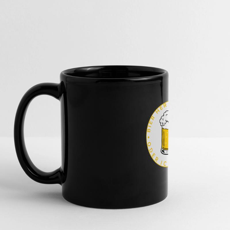 Bees here - Oder ich fall um! Full Colour Panoramic Mug