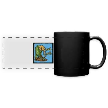 Lirili Larila Éléphant - Pourriture Cérébrale Italienne - Mug panoramique uni - noir - Devant