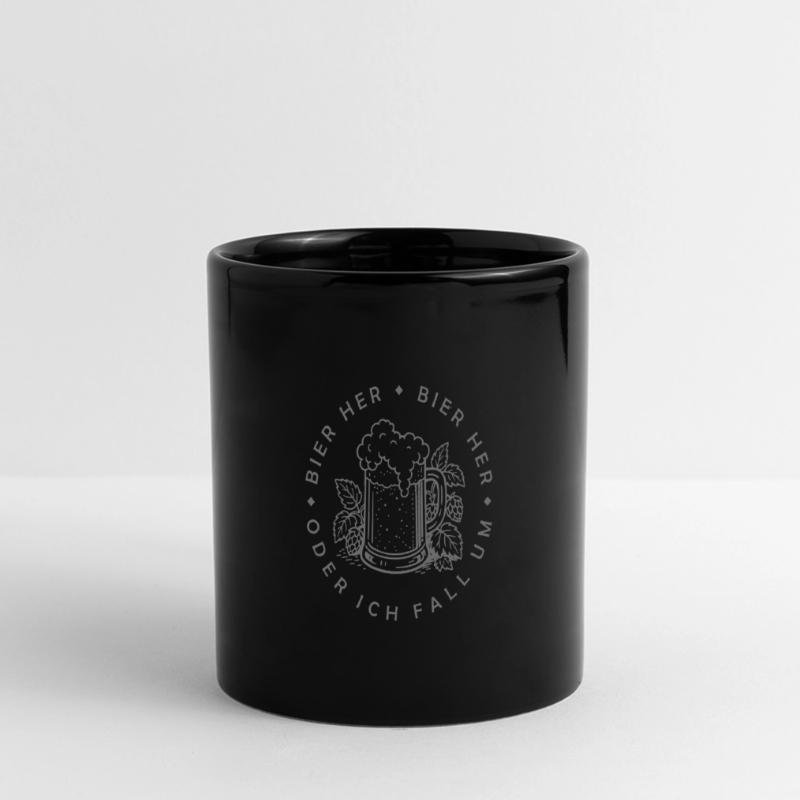 Bees here - Oder ich fall um! Full Colour Panoramic Mug