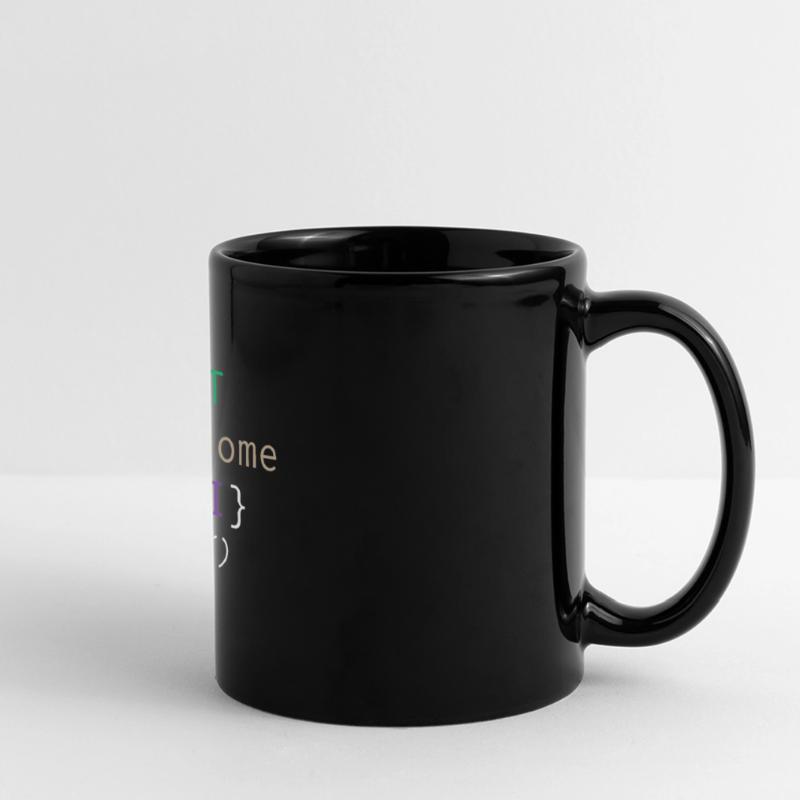 Api Programming Informatic Geschenk Spruch Panorama-Tasse farbig