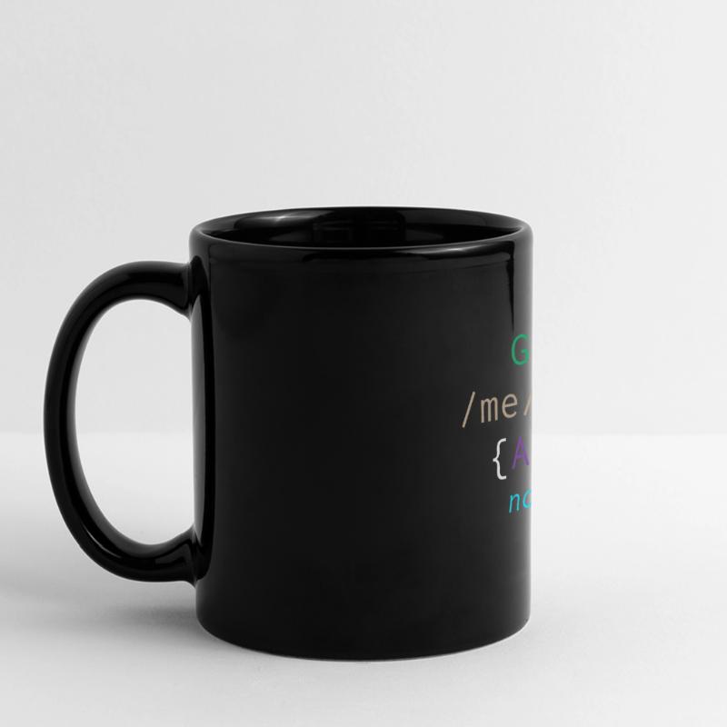 Api Programming Informatic Geschenk Spruch Panorama-Tasse farbig