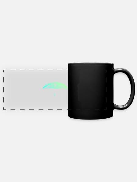 Paraglider Ozone Geo Delta CP - Full Colour Panoramic Mug - black
