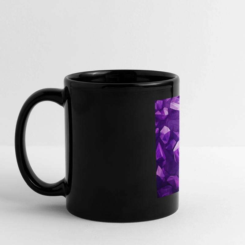 Amethyst Stone Pattern Full Colour Panoramic Mug