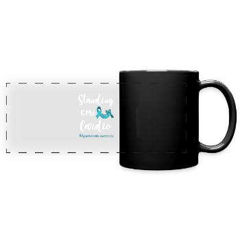 Dys autonomie cadeau POTS Riley Day Syndrome - Mug panoramique uni - noir - Devant