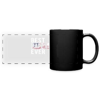 Best Pappy Grandpa Father's Day Pappy Grandfather Papa - Full Colour Panoramic Mug - black - Front