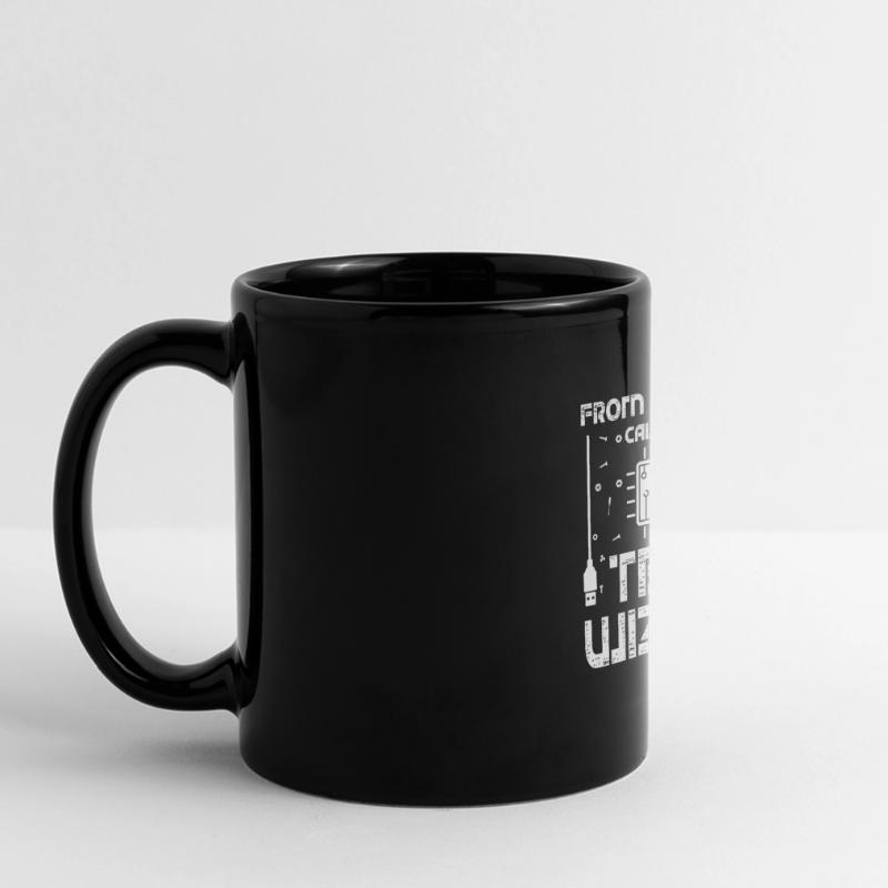 Call Me Tech Wizard Funny IT Support Computer Panorama-Tasse farbig