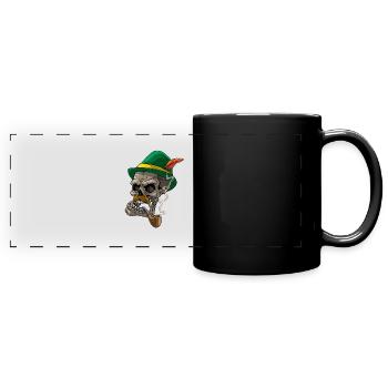 Lausbua Lausbub Lederhosen Trachten - Full Colour Panoramic Mug - black - Front