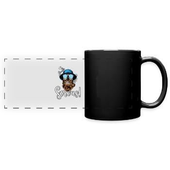 Lausbua Lausbub Lederhosen Trachten - Full Colour Panoramic Mug - black - Front