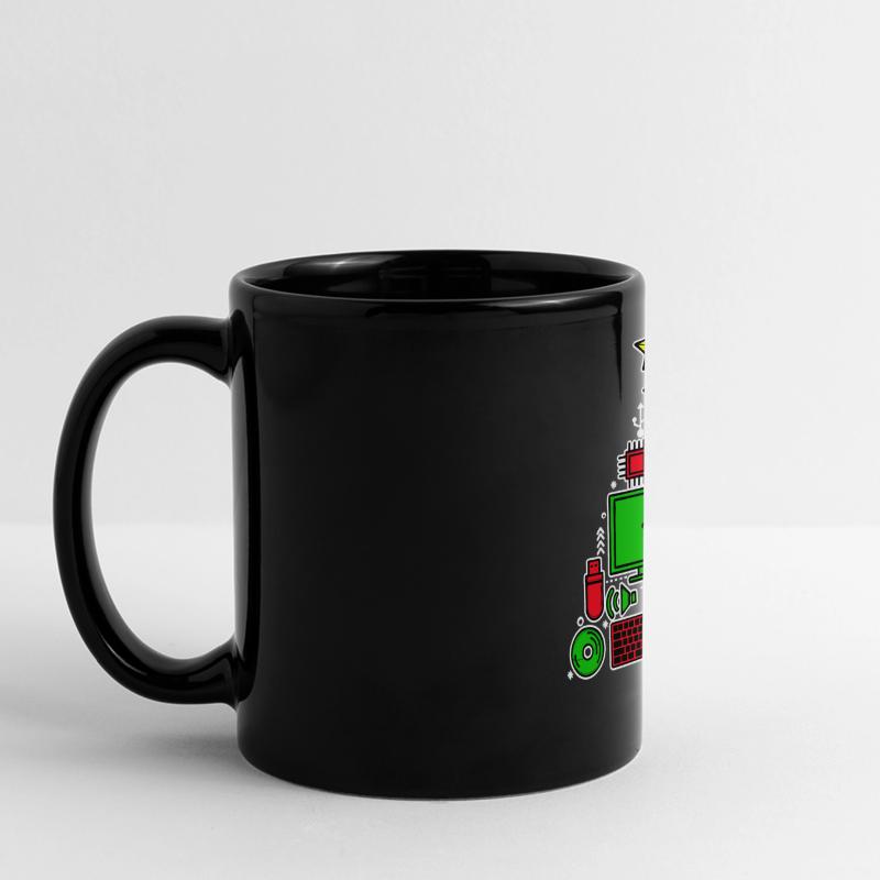 Développeur de scripts de débogage de code Computer Geek Mug panoramique uni
