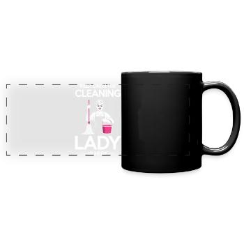 Femmes fières Femmes de Ménage Professionnelles du Ménage Mesdames - Mug panoramique uni - noir - Devant
