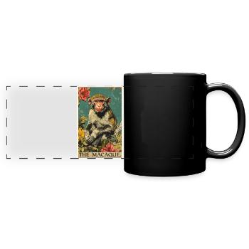 Macaque Macaque - Full Colour Panoramic Mug - black - Front