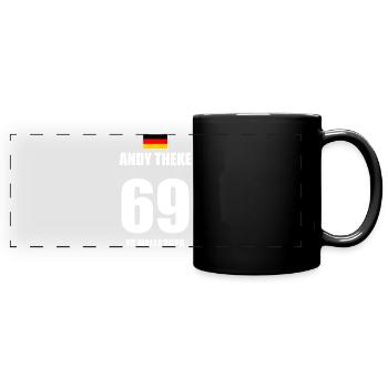 Malle 2026 Andy Theke 69 FC Malle 2026 - Mug panoramique uni - noir - Devant