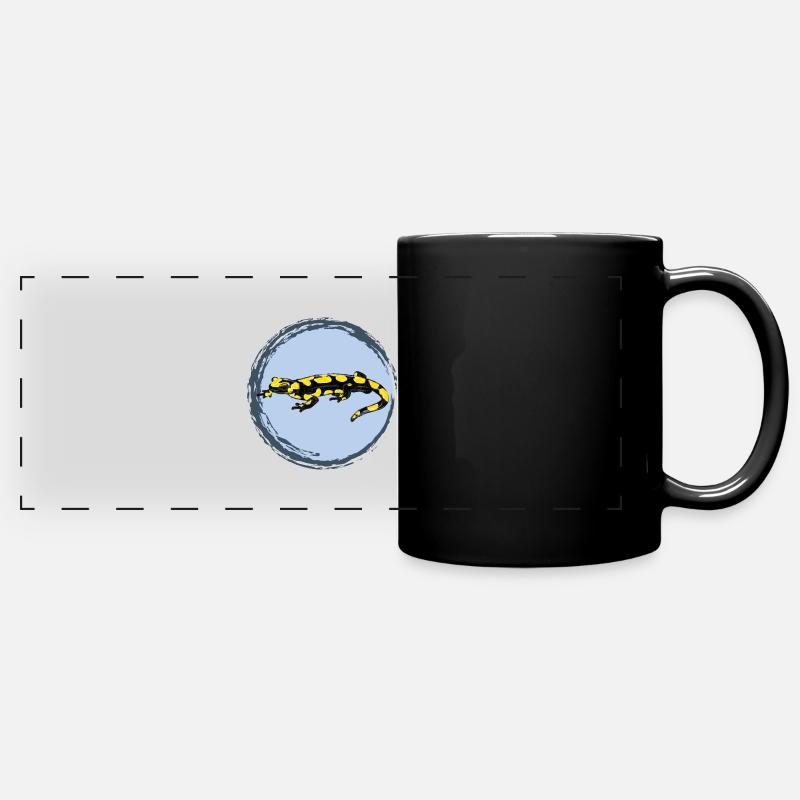 Salamandre Feu / Salamandre Feu II - Mug panoramique uni - noir