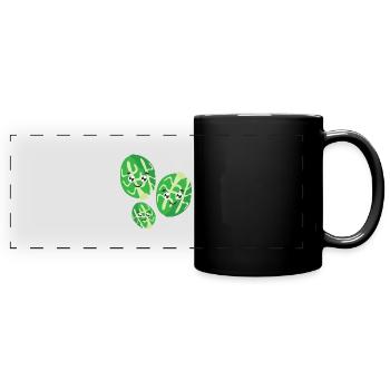 Brussels sprouts - Full Colour Panoramic Mug - black - Front