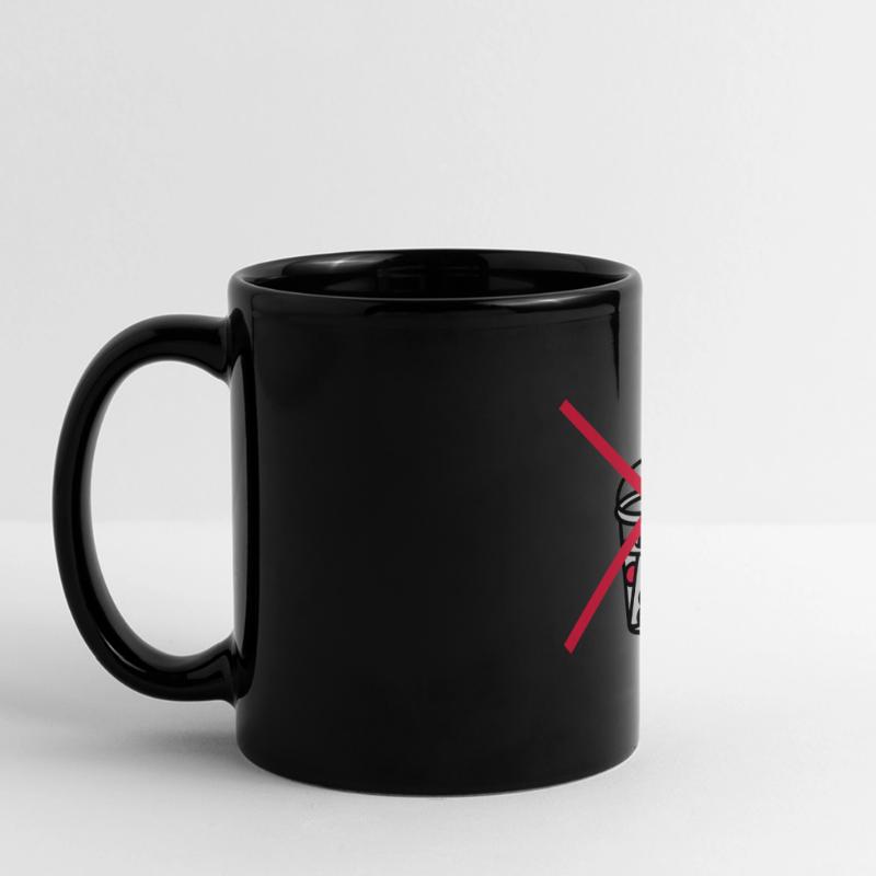 Shield Bubble Tea interdit Mug panoramique uni