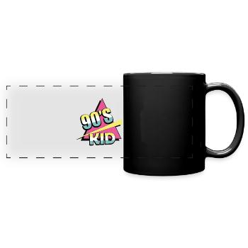 1990s Proverbs 90s Gift Idea - Full Colour Panoramic Mug - black - Front