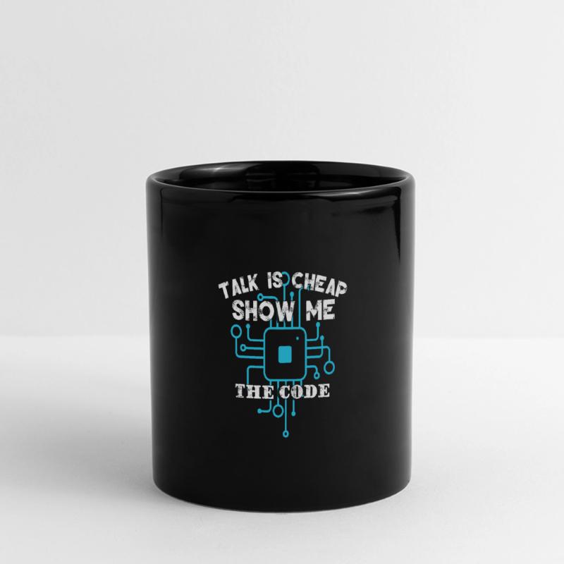 Funny Coder Coding Full Colour Panoramic Mug