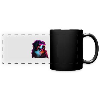 Bouvier Bernois Chiens Bouviers Bernois - Mug panoramique uni - noir - Devant