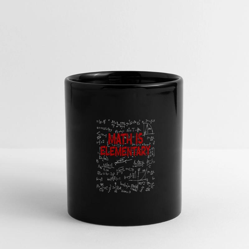 Math Is Elementary Math Teacher Full Colour Panoramic Mug
