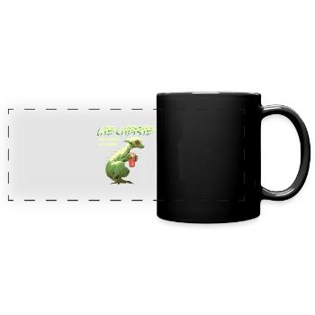Las Cabras Son Amigos No Comida - Mug panoramique uni - noir - Devant
