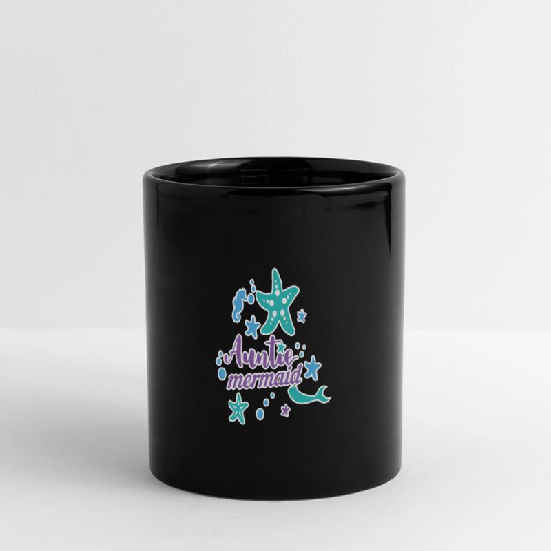 Auntie Mermaid Full Colour Panoramic Mug