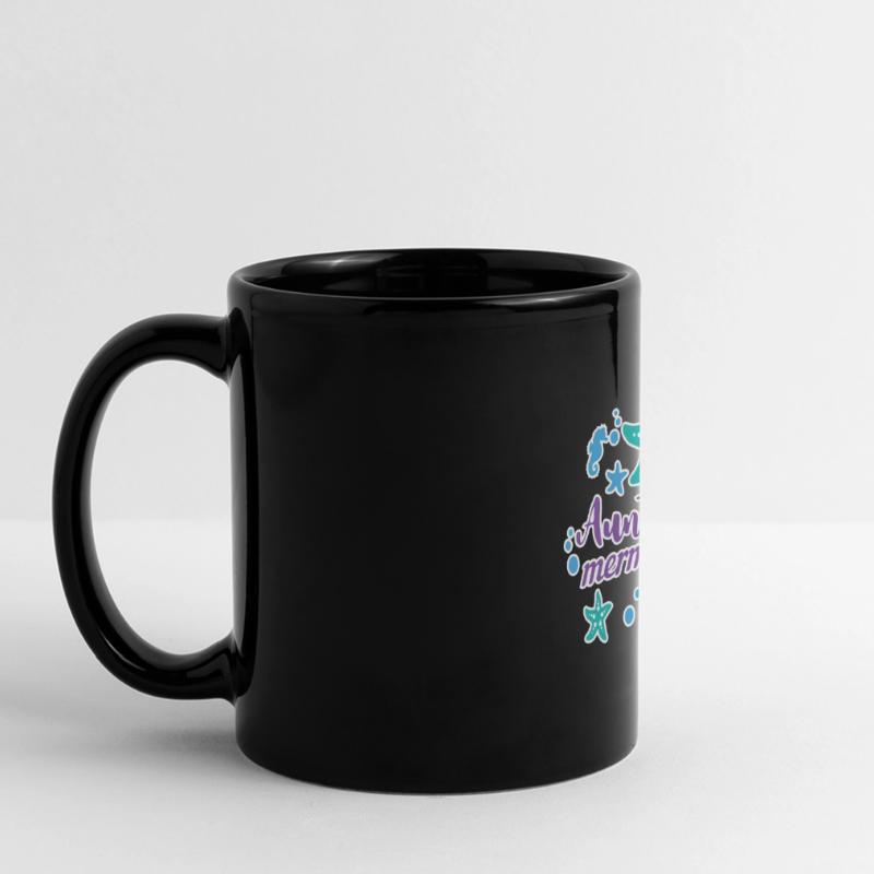 Auntie Mermaid Full Colour Panoramic Mug