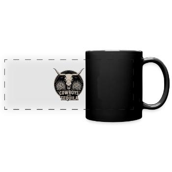 Cowboys And Tequila Womens - Full Colour Panoramic Mug - black - Front