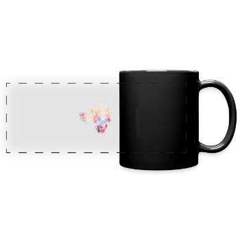 Motorsport - Full Colour Panoramic Mug - black - Front