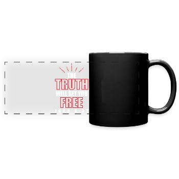 bible truth - Full Colour Panoramic Mug - black - Front