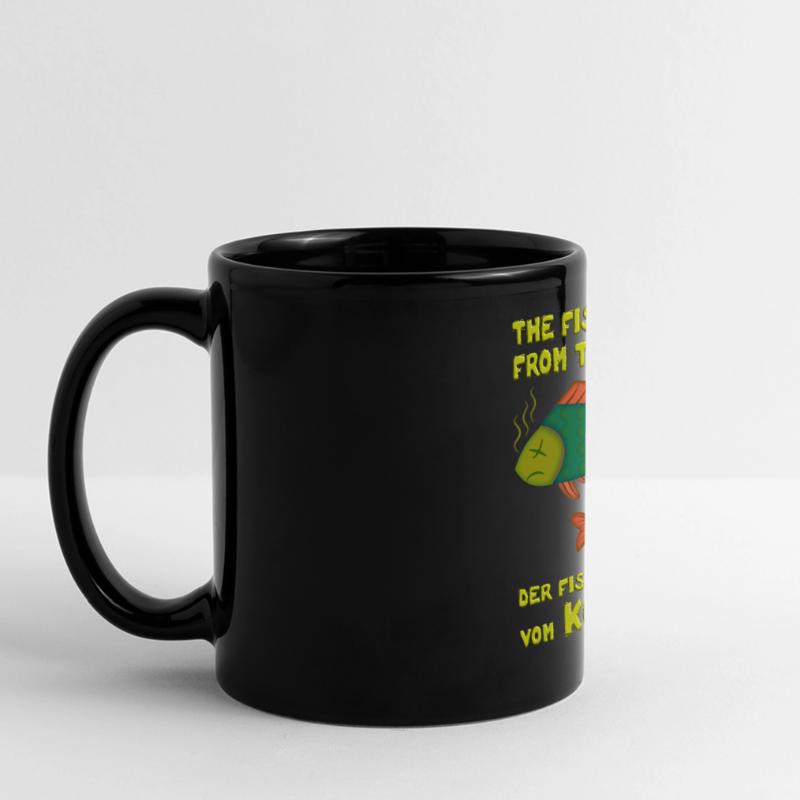 The fish stinks from the head. Fish stinks head Full Colour Panoramic Mug