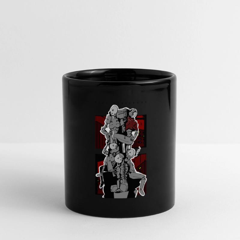 Säule oder Piep Panorama-Tasse farbig