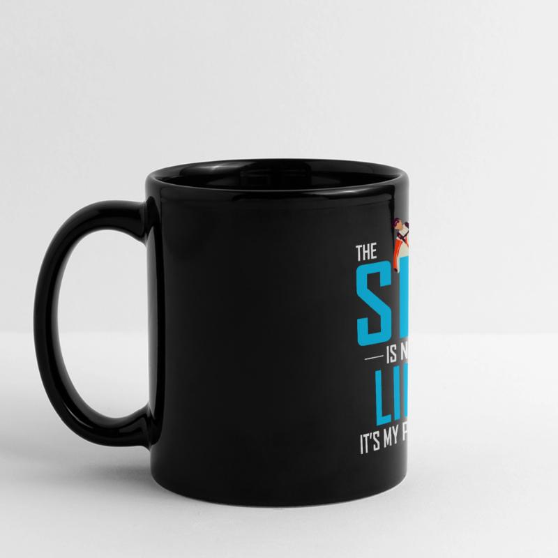 Wingsuit flying Base Jumping Skydiving Wingsuiting Full Colour Panoramic Mug