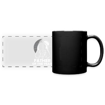 Father of the year - Full Colour Panoramic Mug - black - Front