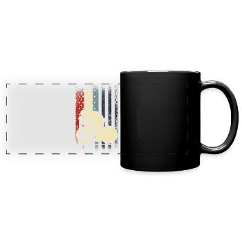 Track Cycling Cycling Race Track - Full Colour Panoramic Mug - black - Front