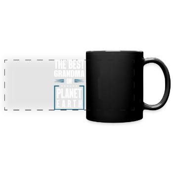 Best Grandma Saying - Full Colour Panoramic Mug - black - Front