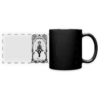 Carte tarot The Hanged Man - Mug panoramique uni - noir - Devant