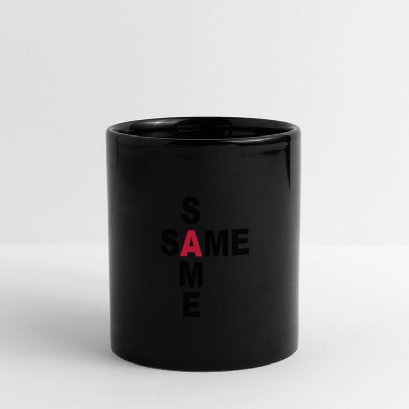 SAME SAME but different Panorama-Tasse farbig