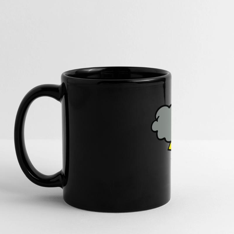 cloud thundercloud lightning thunderbolt Full Colour Panoramic Mug