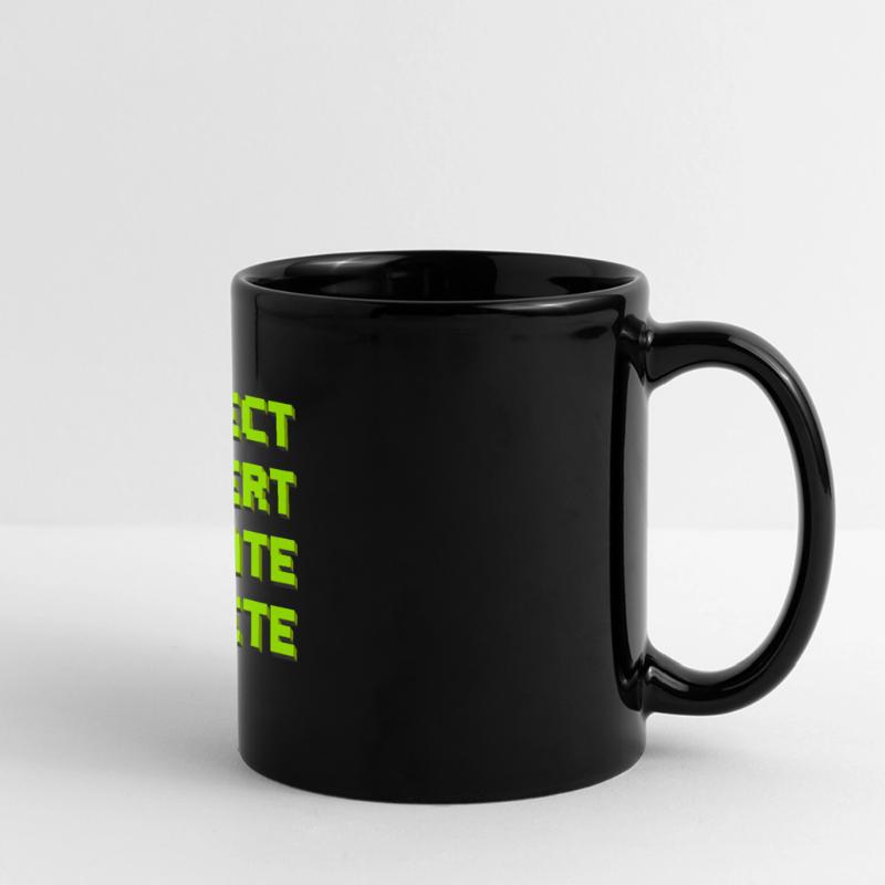 SQL pixelart Panorama-Tasse farbig