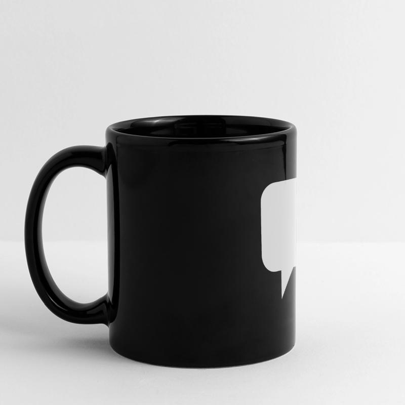 Speech Bubble Thought Bubble Label Speechbubble Mug panoramique uni