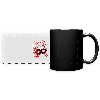 MAG THIEF - Panorama-Tasse farbig - Schwarz - Vorne