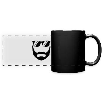 Lunettes de soleil Bart - Mug panoramique uni - noir - Devant