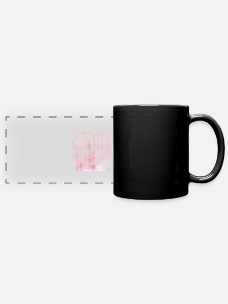 Buchstabe Z - Panorama-Tasse farbig - Schwarz