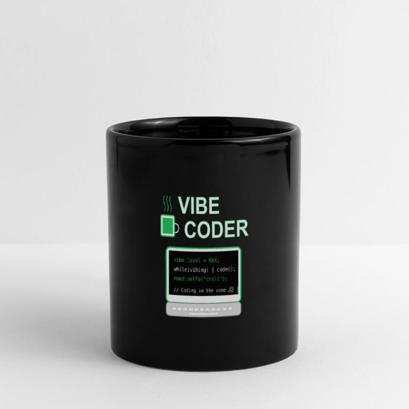 Vibe Coder Panorama-Tasse farbig