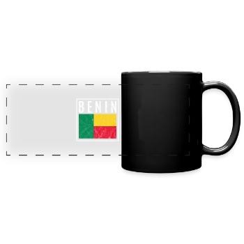 Benin - Full Colour Panoramic Mug - black - Front
